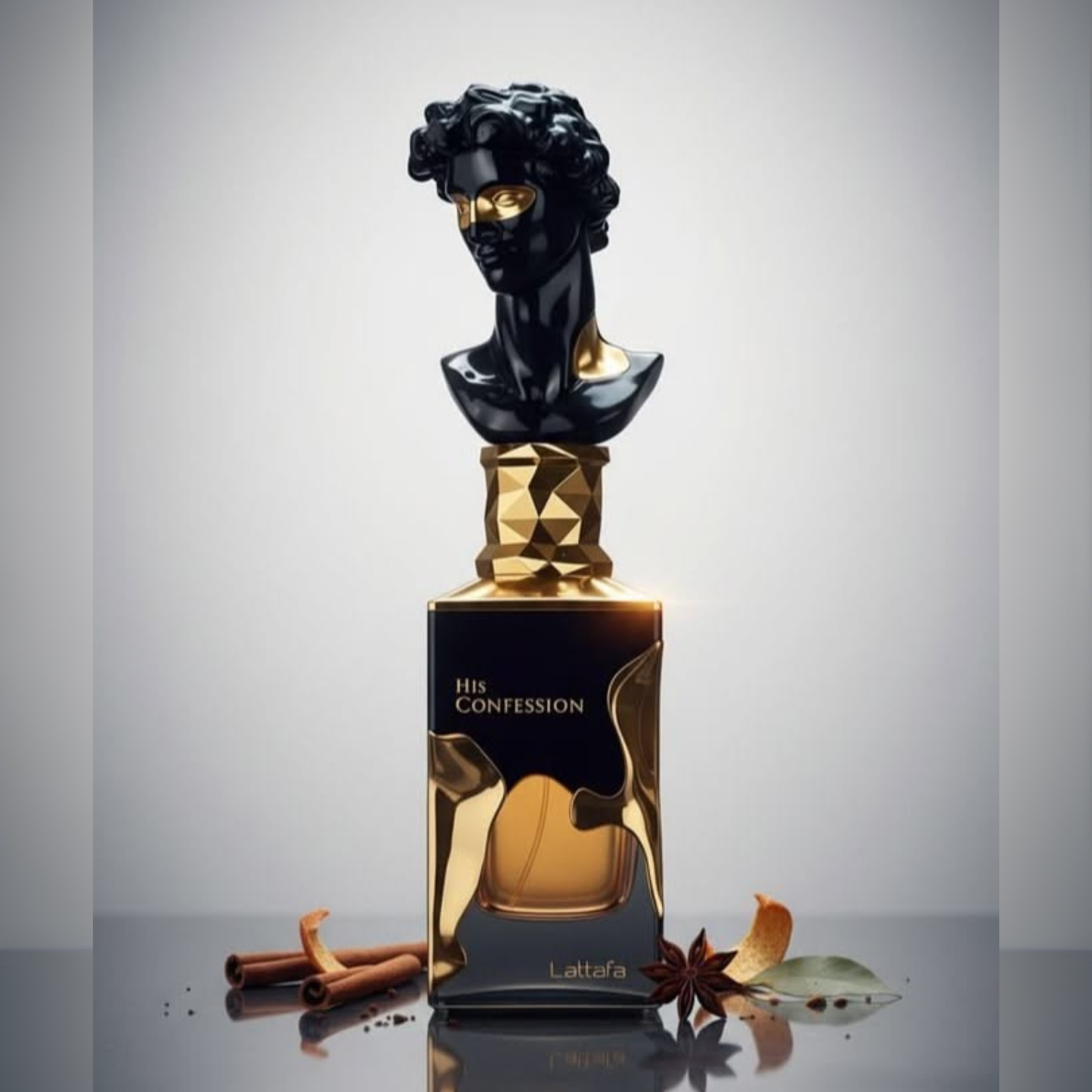 His Confession Lattafa – 100 ml Hombre - Línea Premium