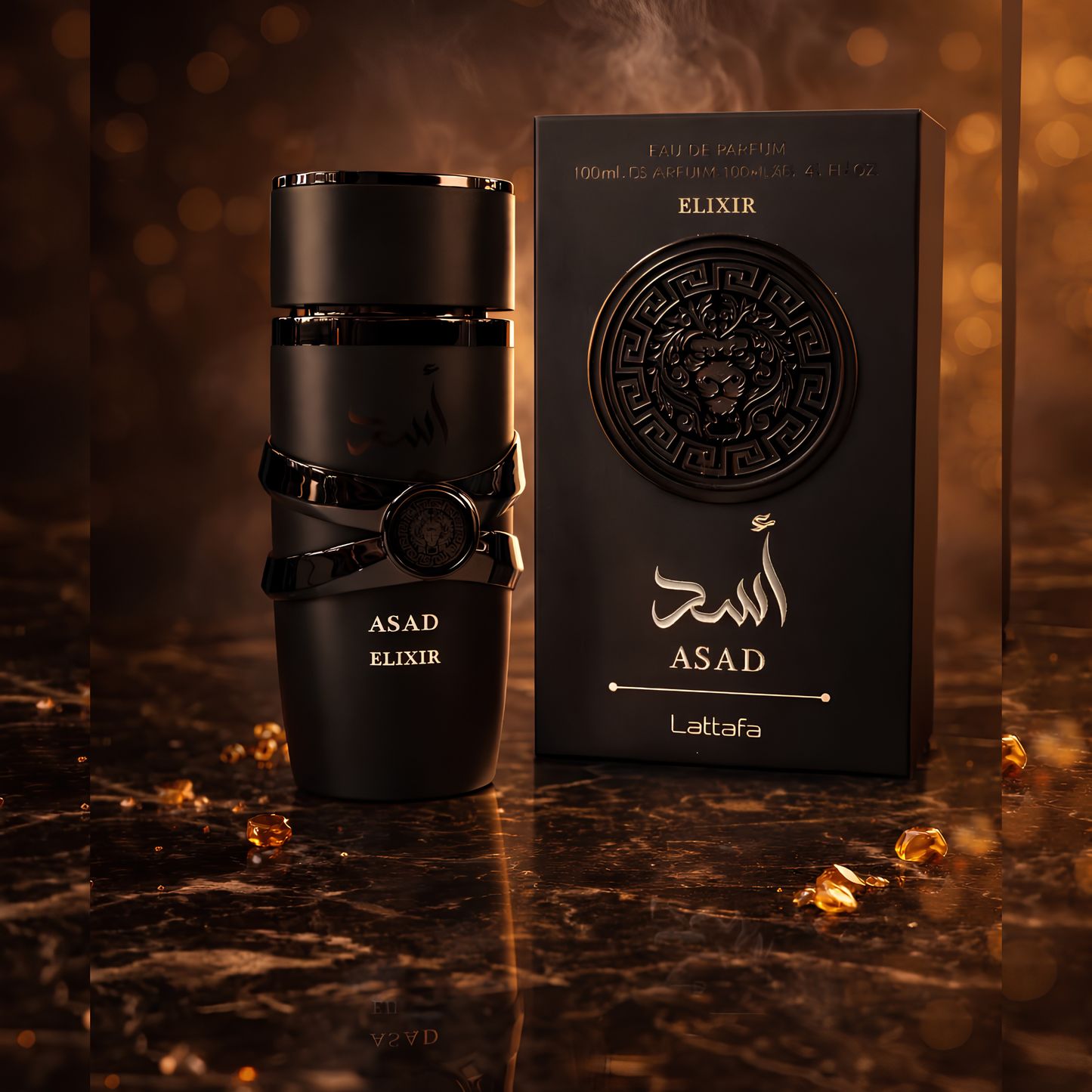 Asad Elixir Lattafa – 100 ml Hombre - Línea Premium