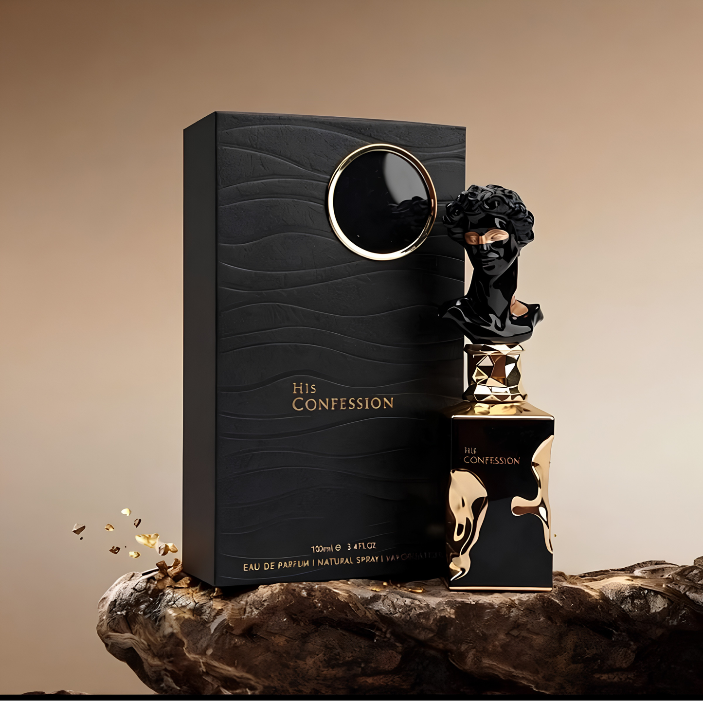 His Confession Lattafa – 100 ml Hombre - Línea Premium